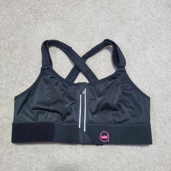 SHEFIT Ultimate Sports Bra High Impact Fully Adjustable Gym Black Women's Medium - Picture 3 of 15